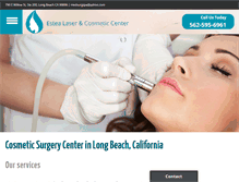 Tablet Screenshot of esteacosmetic.com